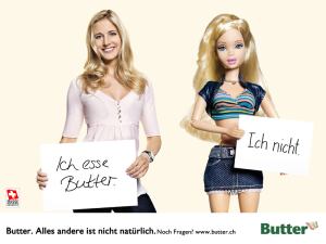 Ich esse Butter – Butter, alles andere ist nicht natrlich – Barbie
